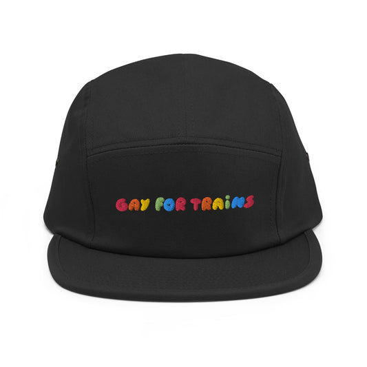 Gay for trains - Five Panel Cap